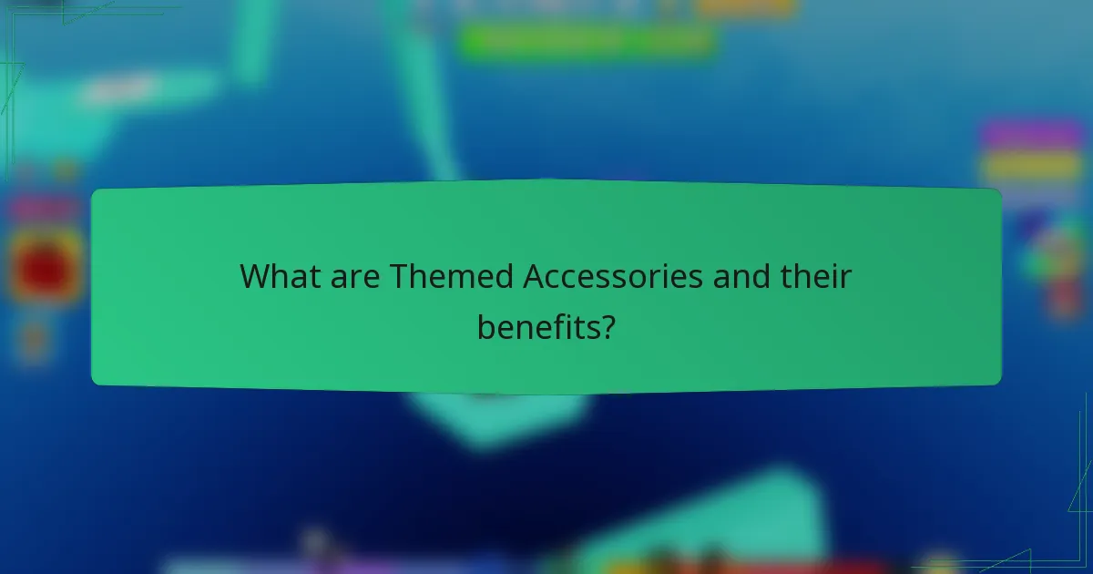 What are Themed Accessories and their benefits?